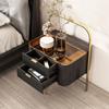Italian-style Cloakroom Nightstands Modern Minimalist Small Apartment Storage Cabinet Bedroom Study Bedside Table with Drawers