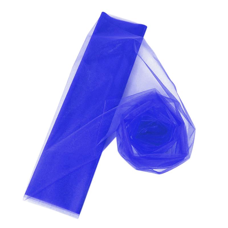 5/10M Organza Roll Fabric Sheer Crystal Tulle Roll Wedding Birthday Party Backdrop Decoration DIY Yarn Chair Sashes Baby Shower