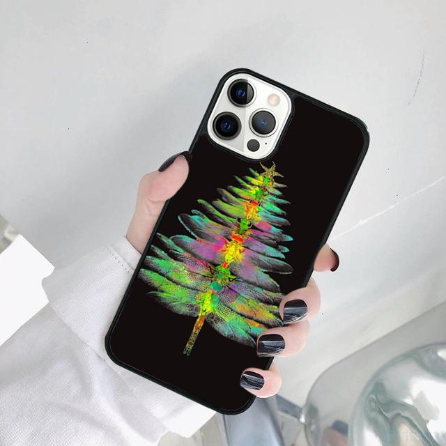 Dragonfly Insect Phone Case Cover For iPhone 17 Air 15 16 14 11 12 13 Pro MAX Plus