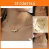 Elegant Gold Round Bead Pendant Necklace For Women Featuring Chic Layered Design Perfect For Fashion Forward Looks