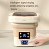 Ultrasonic Mini Washing Machine Portable for Clothes with Dryer Travel Home Underwear Sock 9L Small Folding Washing Machines UK