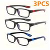 3/1 PCS Sports Reading Glasses Men Women - Comfortable Stylish Presbyopic Readers with Polycarbonate Lenses Bulk