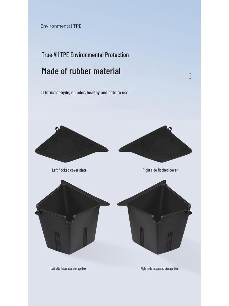 Бокс для хранения в верхнем багажнике Tesla Model Y3 с боковыми отделениями