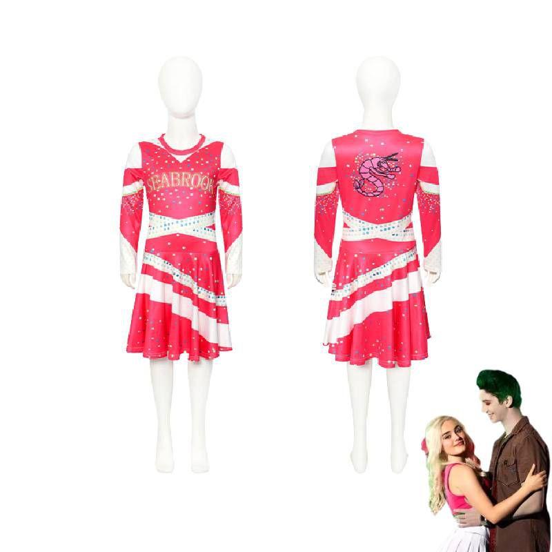 Zombie 3 Halloween Cheerleader Costume For Girls Premium Quality And Vivid Colors