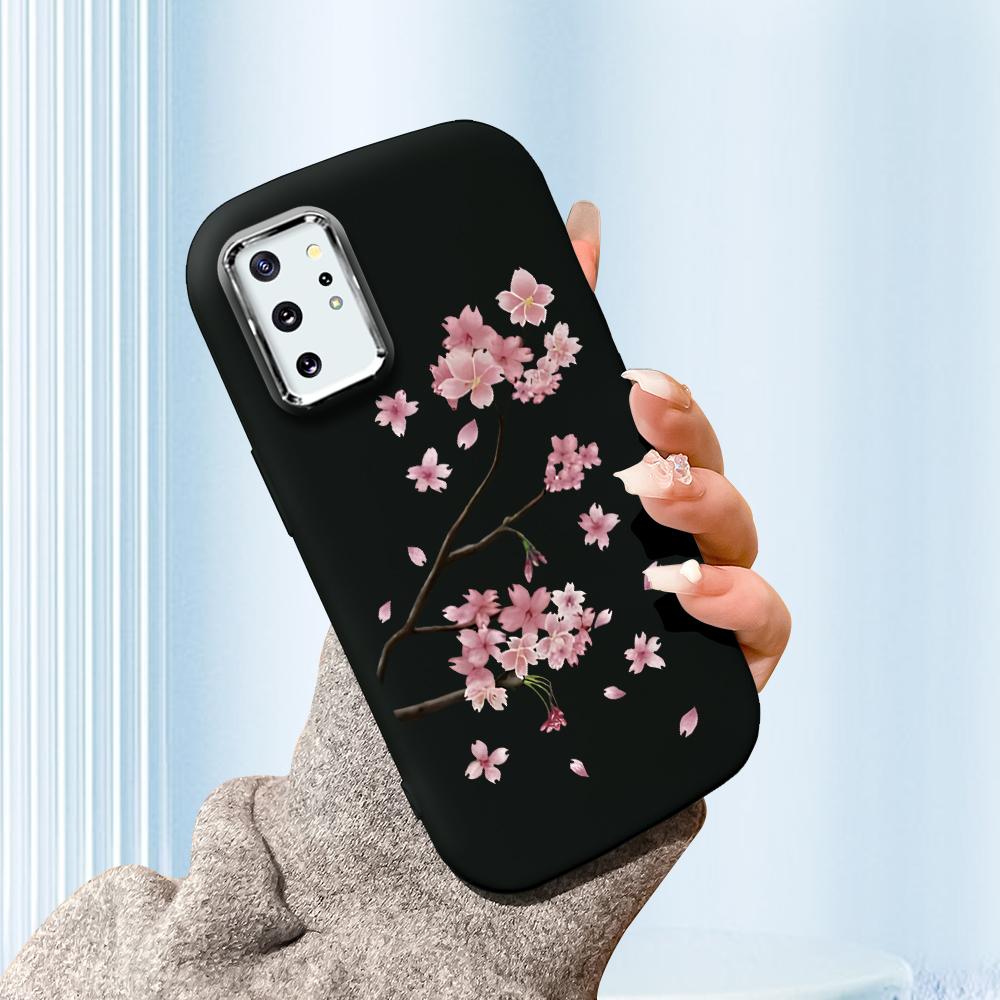 Сплошной цвет с серебряным краем линзы, жирный корпус, Мягкий ТПУ, жидкий силиконовый чехол, противоударный чехол для телефона для Xiaomi Redmi Samsung