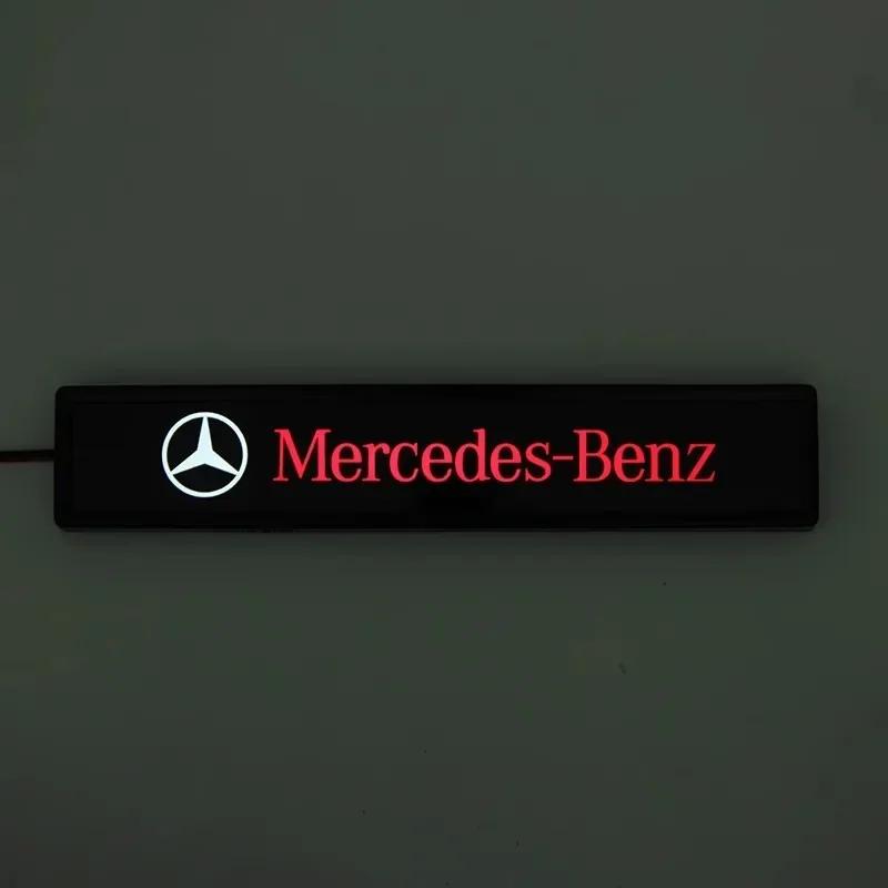 Car Front Cover Grille Lamp Emblem Decor Lightings LED Lights Mercedes Benz AMG A B C E S CLA GLA GLB GLC GLS GLK CLS Class