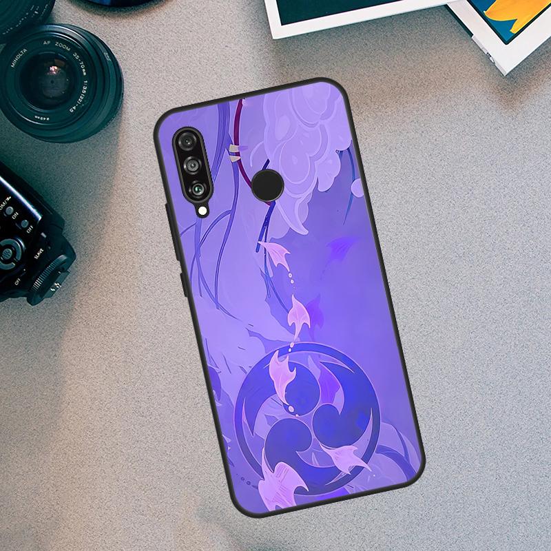 Чехол для Huawei Nova 9 10 SE 8i 12i 11i 12s Y73 Y72 Y61 Y91 Y90 Y70 Y60 P30 P40 Lite P60 Pro с изображением Райдэн Сёгун из Genshin Impact