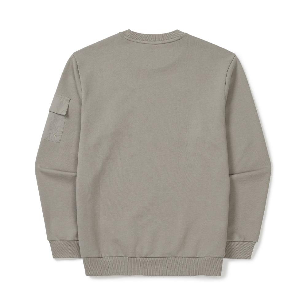 [Snowpeak] Land Pocket Sweatshirt Fog Gray (S25FMFHT60)
