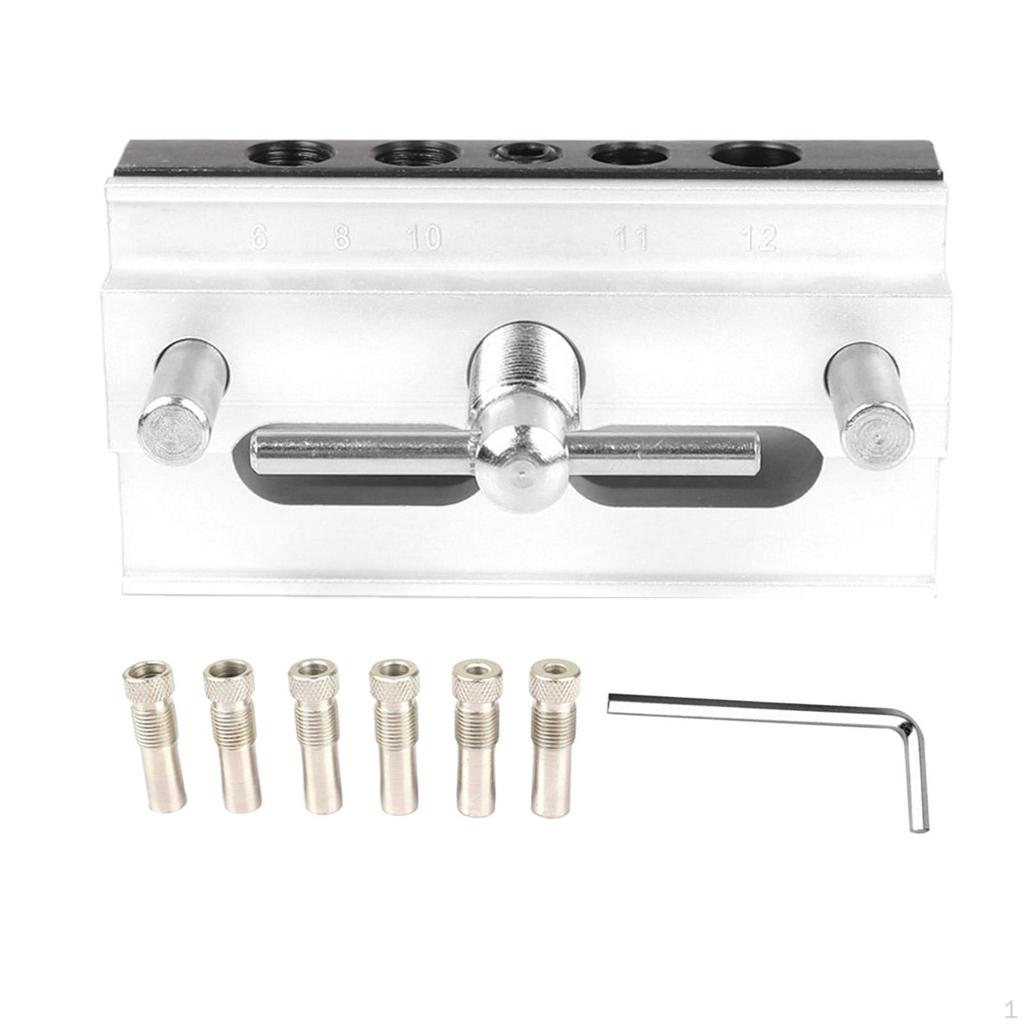 Adjustable Doweling Jig Kit with Guide Bushings