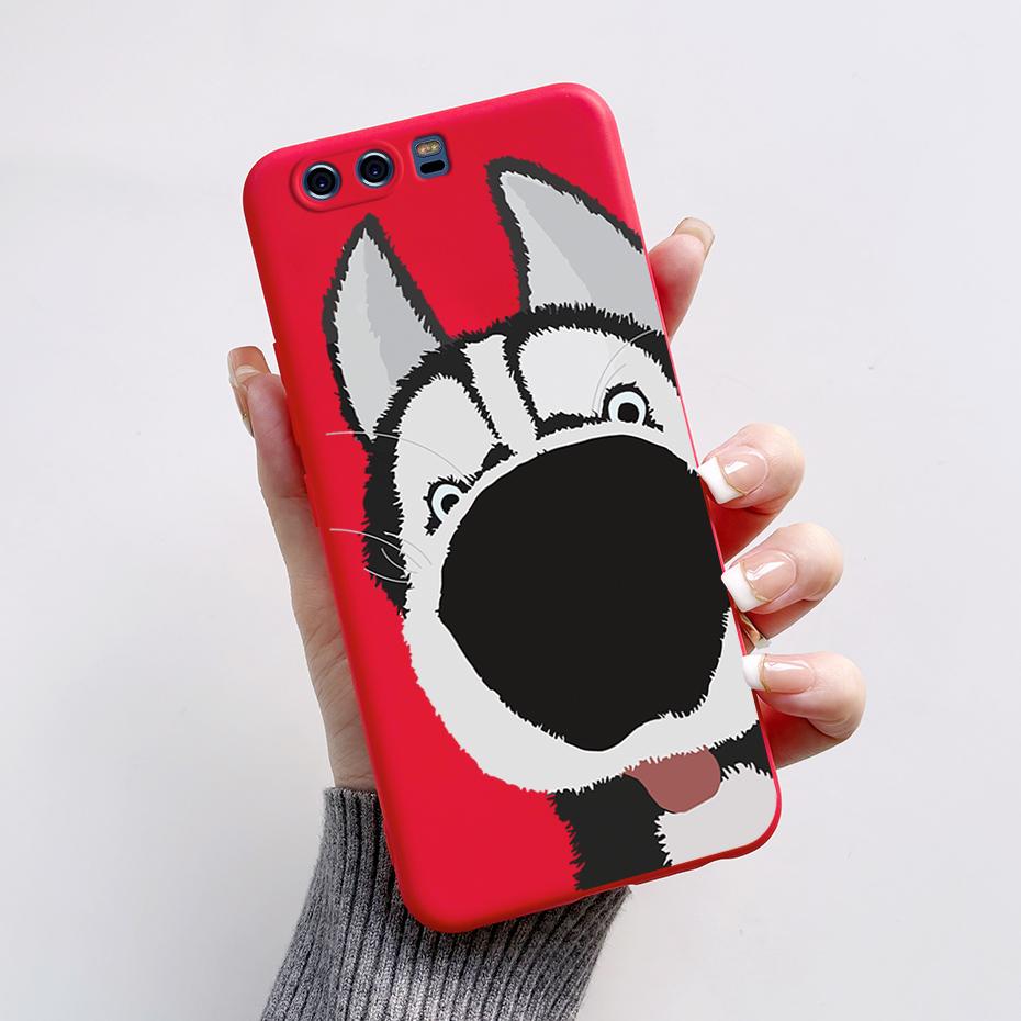 Silicone Back Cover for Huawei P10 Plus Soft Cute Rabbit Panda TPU Bumper Protective Phone Case HuaweiP10 P10Plus Fundas Housing
