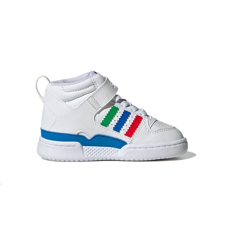 Adidas Disney X Originals Forum Mid 360 Повседневные высокие кроссовки Детские кроссовки Красный Синий Зеленый GY9166