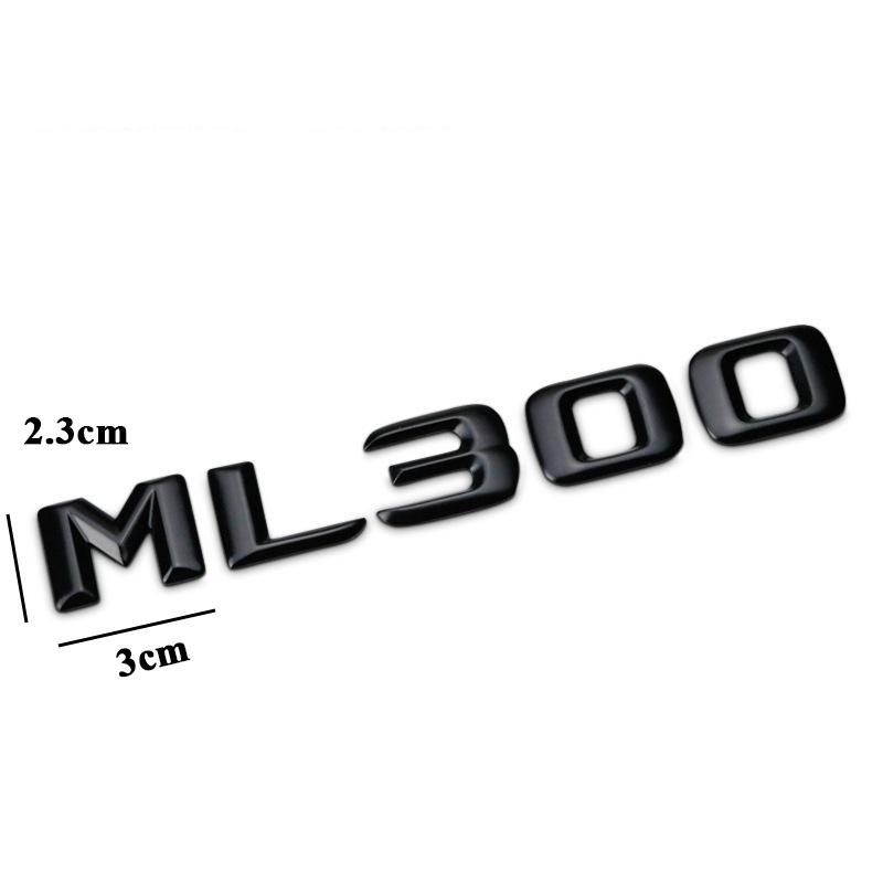 3D ABS Наклейка-эмблема на крышку багажника автомобиля ML 300 320 350 400 500 Логотип для ML300 ML350 W166 W163 W164 Аксессуары
