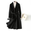 Double-sided Cashmere Coat Women's Medium and Long Autumn and Winter New Knee-slim and Thin Wool Coat