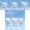 Adorable Cute Kawaii Kt Cat Plush Toy Keychain Soft Doll Bag Accessory 12cm