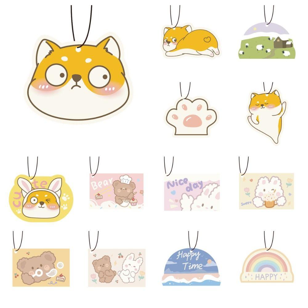 Автомобильная ароматерапия Подвеска-ароматизатор на зеркало заднего вида Украшение автомобиля Аниме-декор