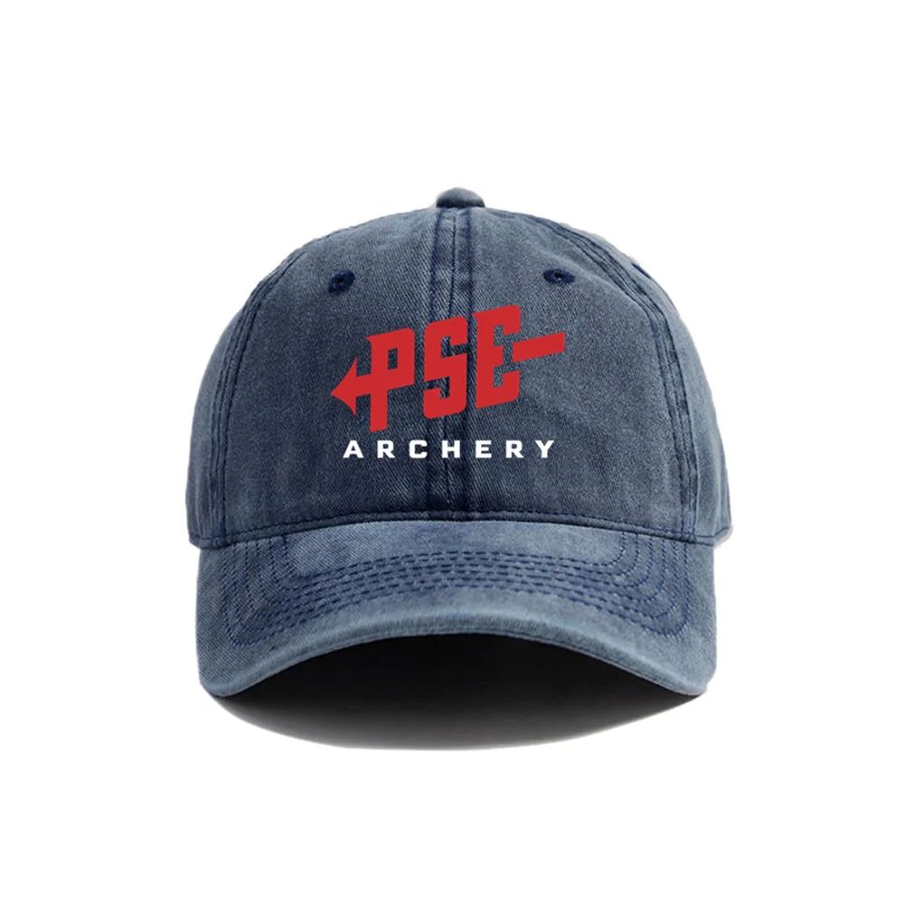 Кепки PSE Archery Бейсболки Потертые Шляпы Кепка Мужчины Женщины Ретро Для улицы Летние Регулируемые Защита от солнца Повседневная Универсальная Кепка