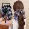 Bow Ribbon Ponytail Hair Tie Fabric Mesh Bow Hair Accessory Sweet Hair Rope Hair Styling