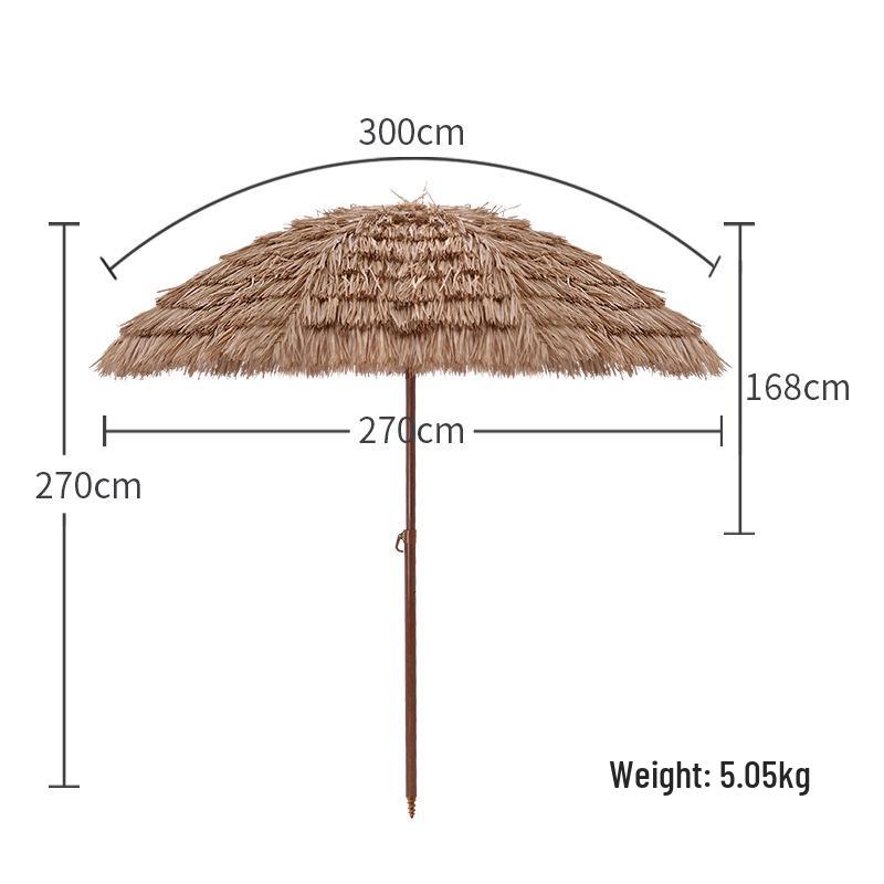 Outdoor Garden and Beach Sunshade Umbrella for Courtyards, Homestays, Farmhouses, and Commercial Centers