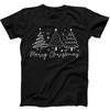 Merry Christmas Tree Hand Drawn Best Seller Funny Gift Black Tee T Shirt 190