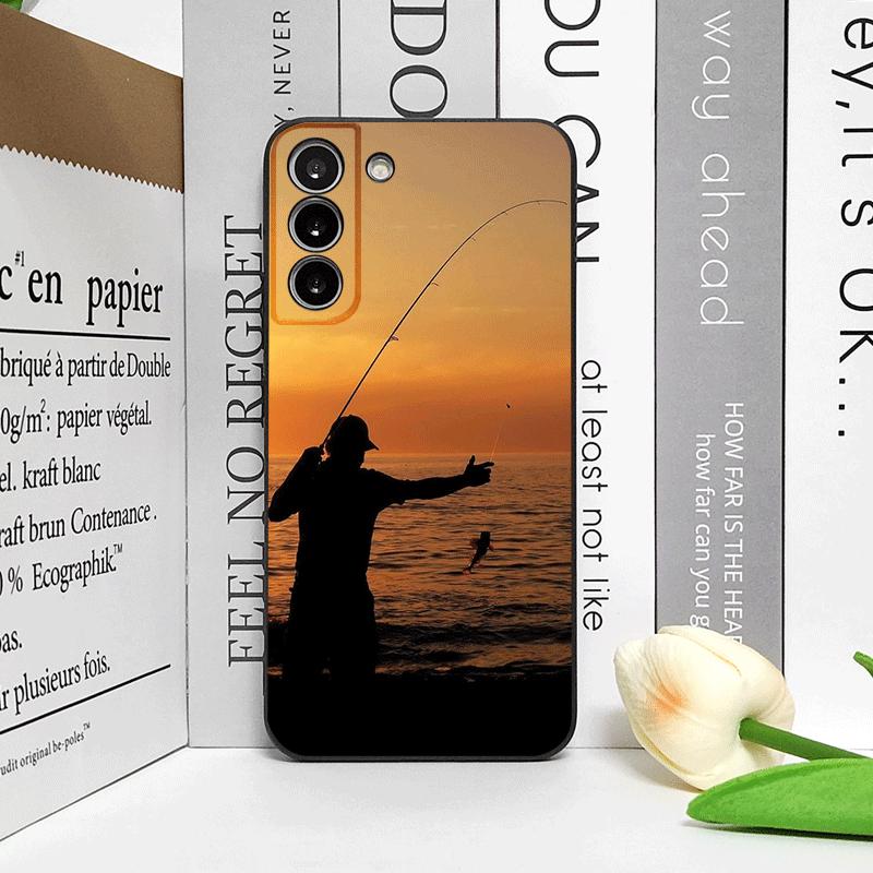 Чехол для телефона с рисунком «Удочка на закате» для Honor Huawei 200 Lite 100 400 PRO 80 90 X9 Magic 7 6 Lite 5 Pro Мягкий чехол