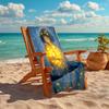 1Pc Girl Starlight Beach Towel, Quick Dry, Multi-Use for Beach Pool Gym Yoga Home Travel, Christmas, Halloween, Xmas Gift M929318