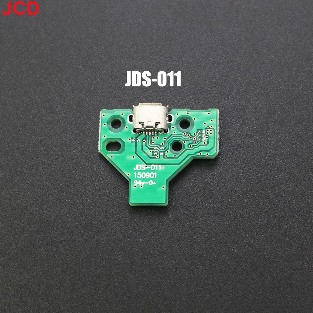 JCD 1 шт. Для игрового контроллера PS4 Slim Pro USB-порт для зарядки Разъем Плата схемы 12-контактный JDS 011 030 040 055 14-контактный 001 Разъем