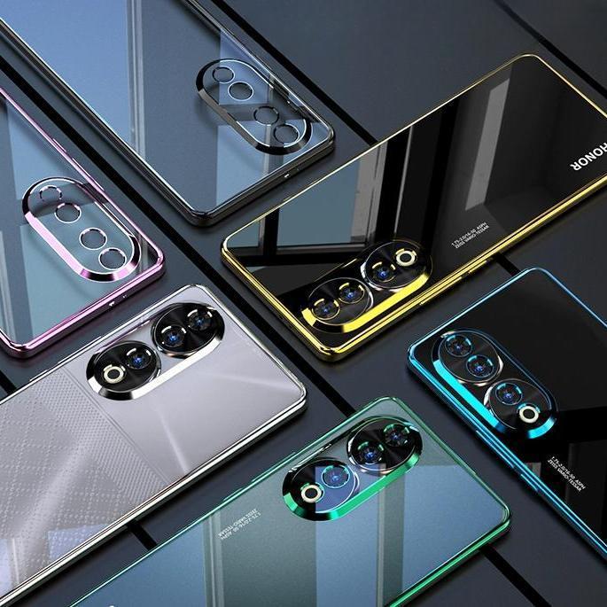 Для Huawei Honor 90 Pro гальванический чехол для телефона Honor90 90Pro объектив универсальный силиконовый мягкий чехол