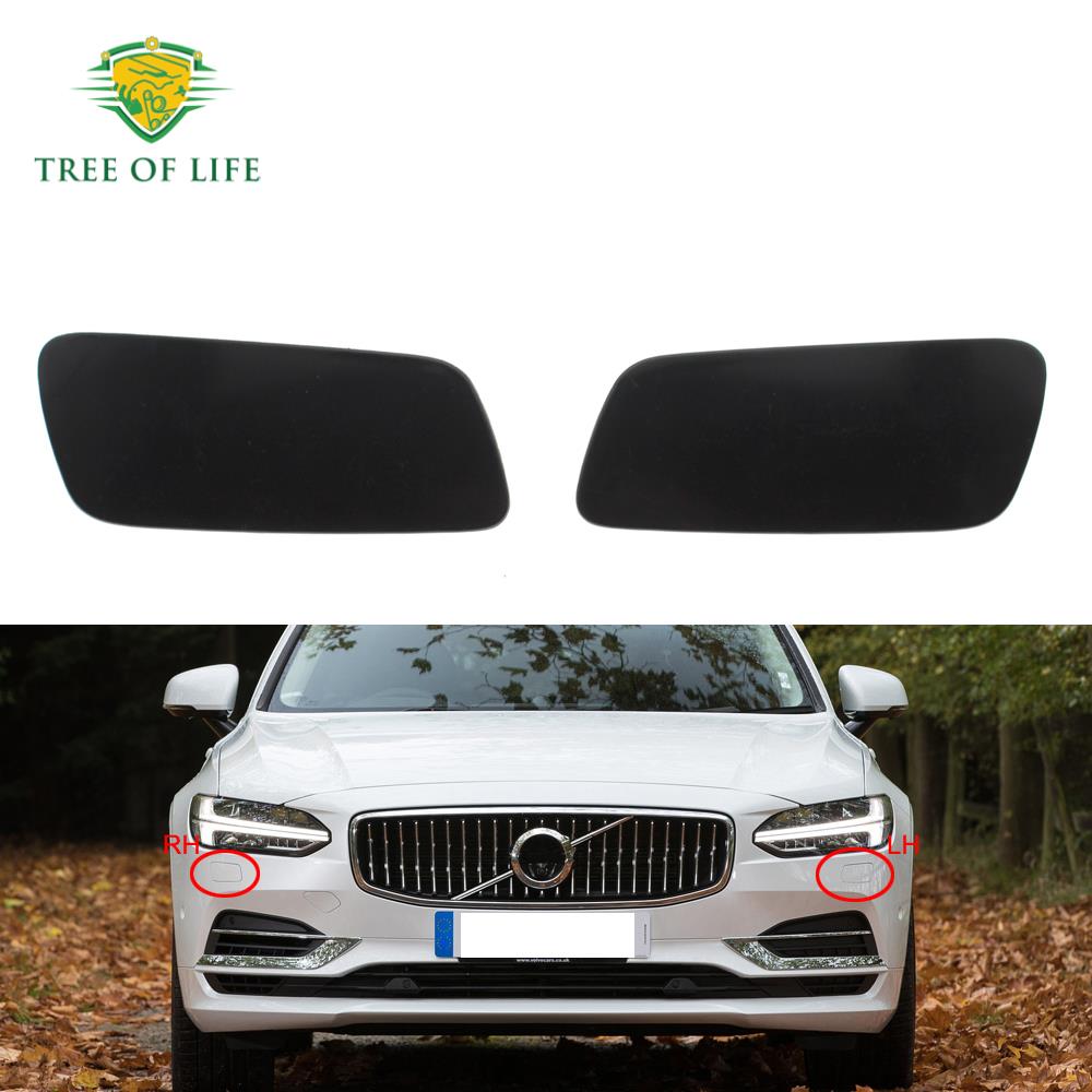 For Volvo S90 V90 2017 2018 Front Bumper HeadLight Lamp Washer Spray Cleaning Actuator Cover Cap 39839830 39839842 31383231