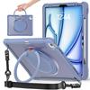 IPad 11th Gen Air 11-inch Protective Case With Acrylic Wrist Strap Kickstand Shockproof PC Shell Travel Use