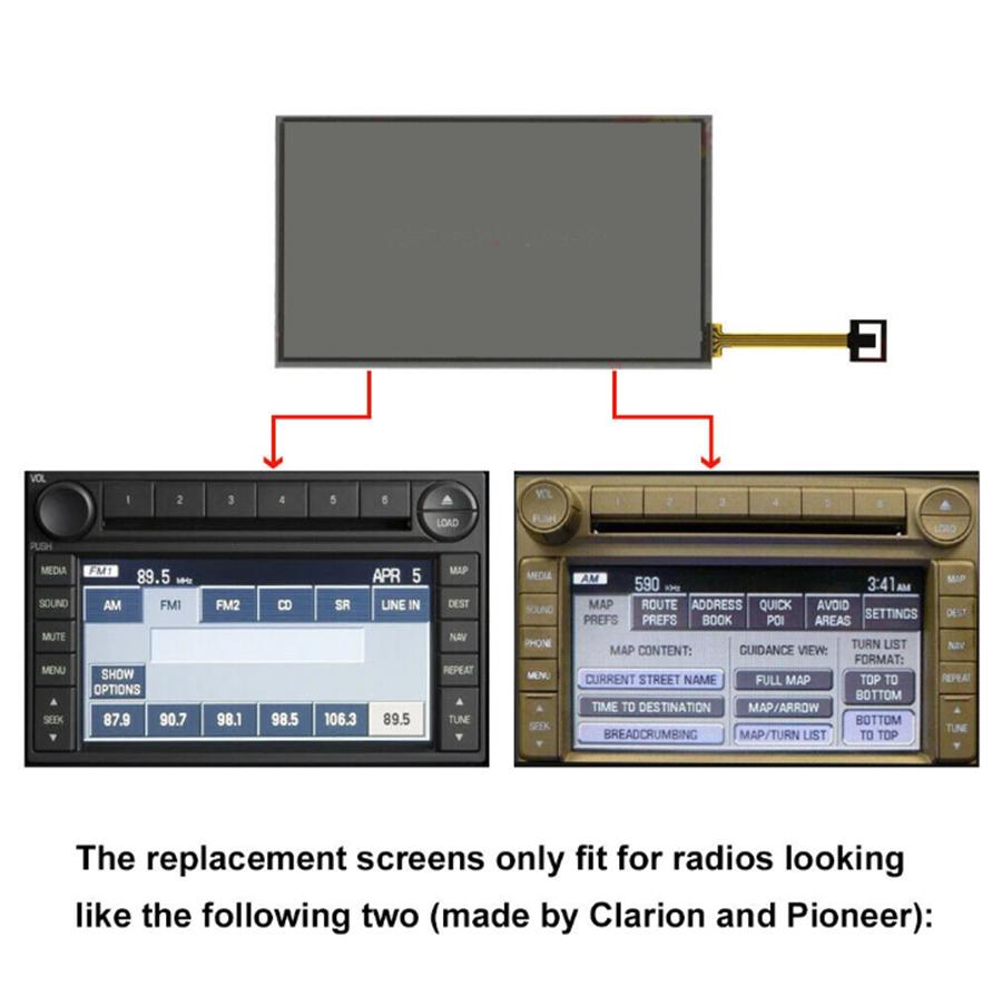 Touch Screen for ford f150 fusion mustang explorer sync-16.5 " Radio with Navigation