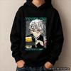 Demon Slayer Anime Hoodie Cartoon Character Print Long Sleeve Casual Hooded Top Kids Fashion Outerwear Autumn Clothing Gift