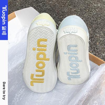 Кеды женские универсальные весенне-летние новые на толстой подошве с увеличением роста парусиновые дышащие спортивные туфли повседневная обувь