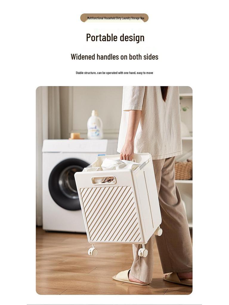 Foldable Large Capacity Laundry Hamper for Bathroom