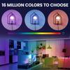 Умная WIFI лампочка Tuya E27 E14 GU10 RGB+CW+WW Диммируемая светодиодная лампа Управление через приложение с таймером Голосовое управление Работает с Alexa Google Home