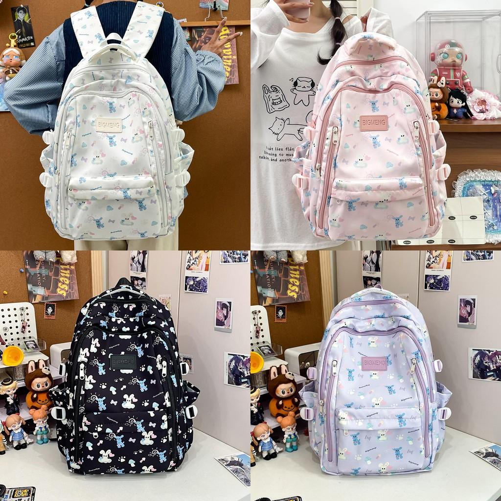 Animal Printed Rabbit Pattern Small Backpack For Girls And Teens Travel Casual