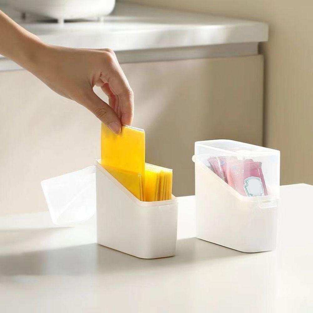 2Pcs Leakproof Coffee Tea Bag Storage Box Plastic Food Storage Container Cheese Keeper  Dormitory
