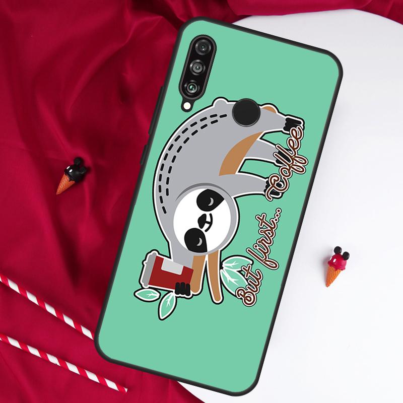 Ленивец Для Huawei Nova 12i 11i 8i 12s 9 10 SE Y90 Y60 Y70 Y72 Y61 Y91 P20 P30 P40 Lite P60 Pro Чехол