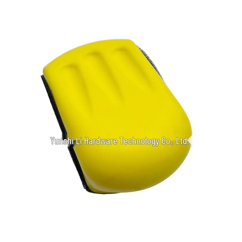 Round Hand Sanding Pad with Self-Adhesive Sandpaper for Car Polishing and Cleaning