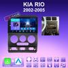 2 DIN Android Carplay автомобильное радио для KIA RIO 2002-2005 мультимедийный проигрыватель головное устройство стерео GPS навигация BT WIFI 4+64 ГБ