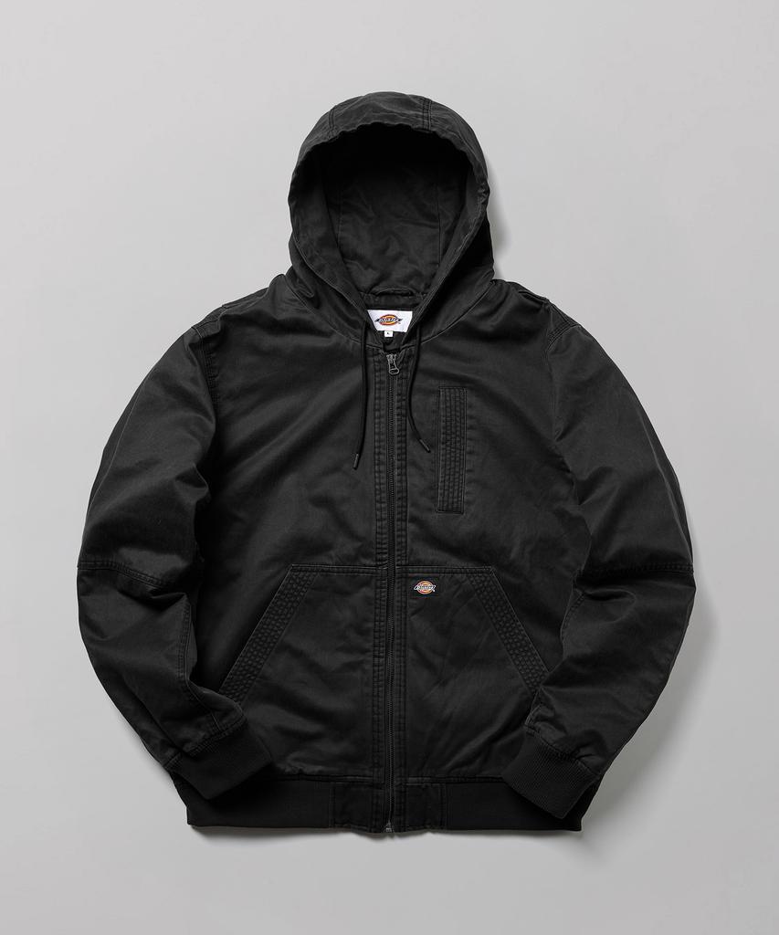Dickies Худи на молнии с подкладкой из холста Черный