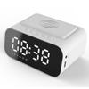 Digital Alarm Clock Bluetooth Speaker FM Radio Wireless Charger Phone Charging Pad  USB Fast Charger Table Clock