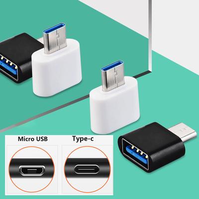 Адаптер-коннектор Type-C Micro-USB to USB2.0 Mini OTG Micro USB To USB Converter для планшета