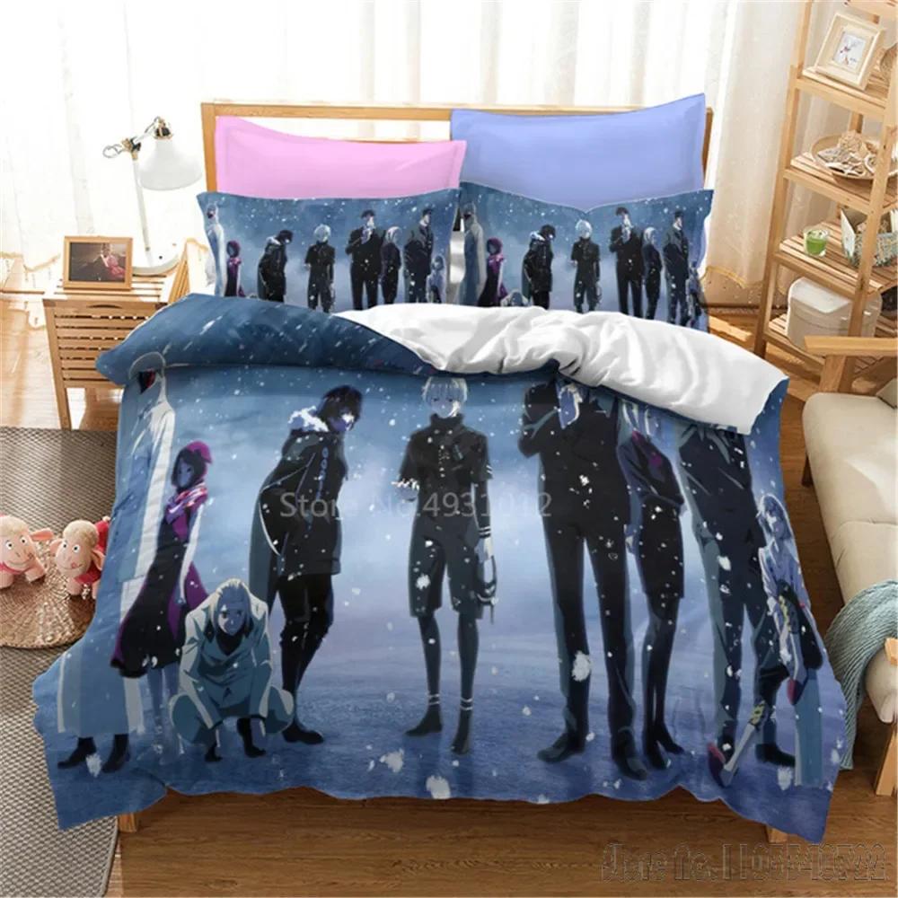 Admire 3D Tokyo Ghoul Cartoon Duvet Cover Set HD Comforter Cover for Kids Постельные принадлежности Постельное белье Декор для спальни