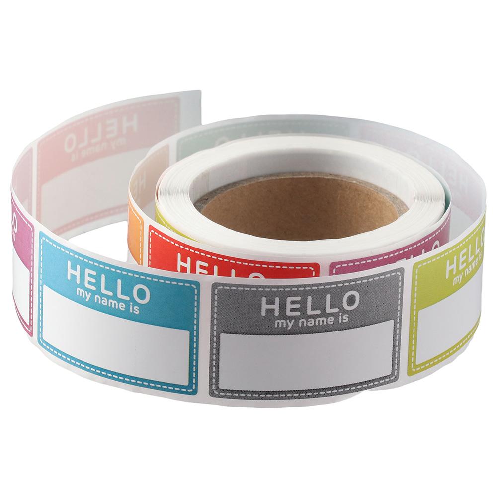 Hello My Name Is Name Stickers Blank Name Labels Multi Purpose Name Tag Office