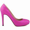 Loslandifen Womens Pu Leather High Heel Pointed Toe Corset Style Work Pumps Court Office Shoes Shoe