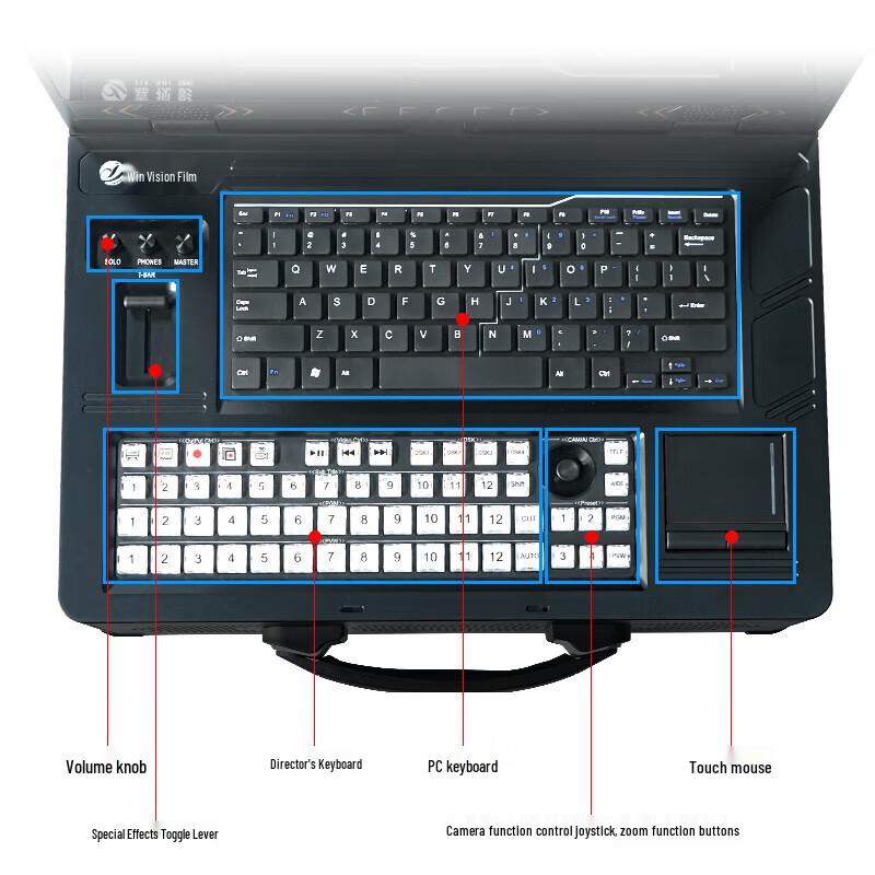 JiaShiYing 9800PLUS 4K vMix Универсальный коммутатор для прямых трансляций