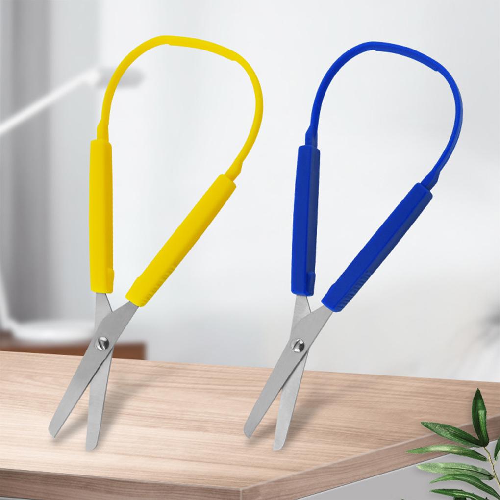 Безопасная рукоятка для ножниц из нержавеющей стали, аксессуары для канцелярских ножниц, инструменты для самостоятельного изготовления, ножницы для бумаги, студенты