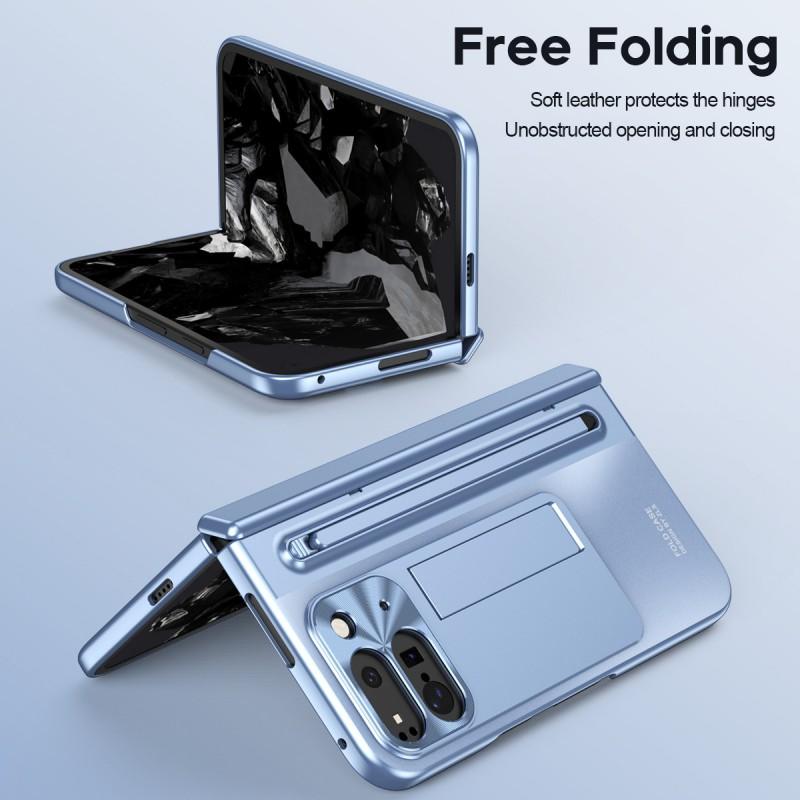 Full Coverage PC Case Google Pixel Fold 10 Pro 9 11 With Electroplated Hinge Kickstand Magnetic Shockproof
