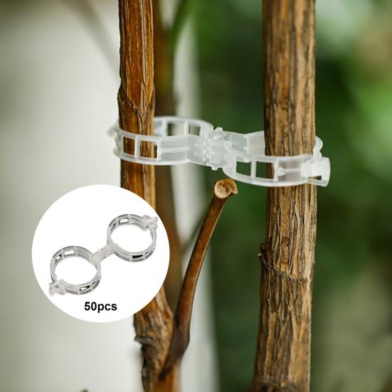 50 шт., без вреда для растений, зажим для виноградной лозы, практичный садовый подвесной держатель для ветвей растений, экономящий трудозатраты