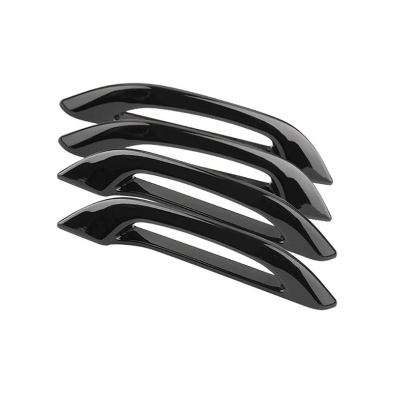 4PCS Door Handles for Tesla Model 3/Y Antifreeze Handle Stickers Patch Cover Car Modification Frost-proof Doorknob ABS 2017-2024